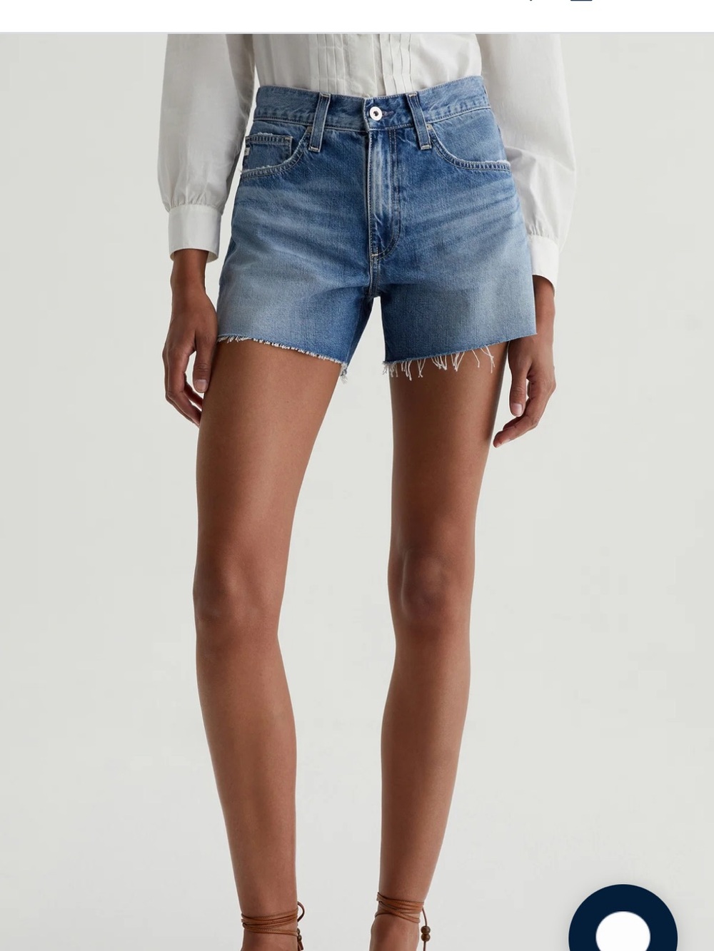 Ag Halle high rise relaxed shorts 28